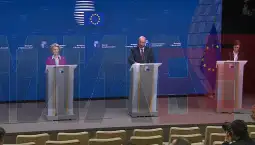 Урсула фон дер Лајен и Шарл Мишел